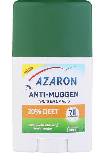 Azaron Anti muggen 20% deet stick (50 ml)