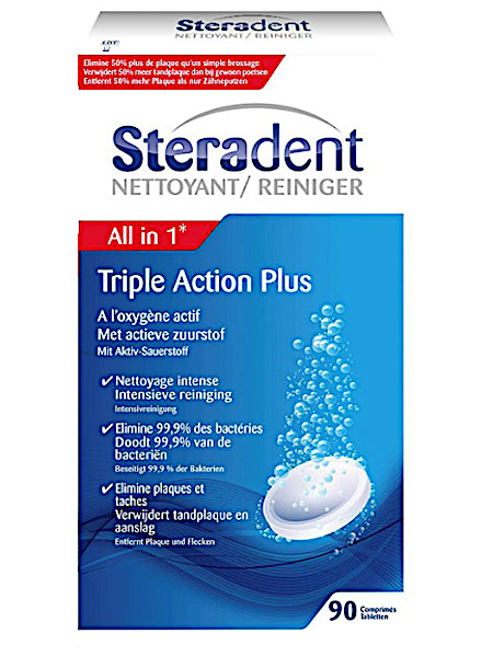 Stera­dent Tri­ple ac­ti­ve plus 90 stuks