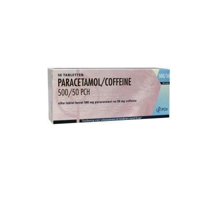 Teva Paracetamol coffeine 500/50 (50 Tabletten)