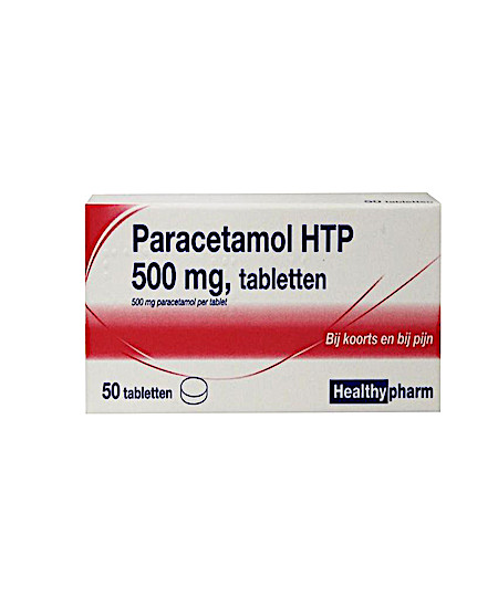 Healthypharm Paracetamol 500mg (50 Tabletten)