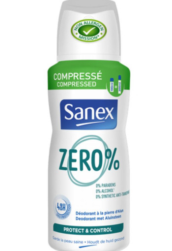 Sanex Deodorant spray zero % compressed (100 ml)