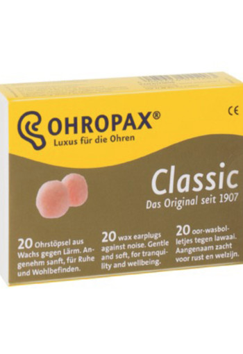 Ohropax Oordopjes classic (20 Stuks)