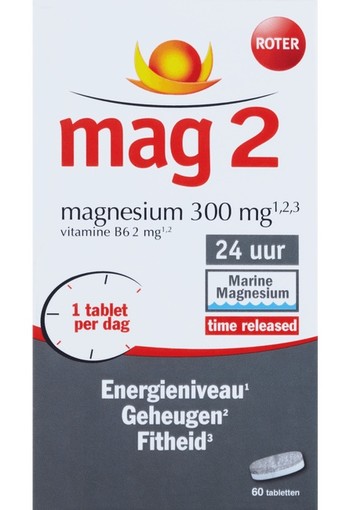 Roter Mag 2 24-uurs Tabletten 60 stuks
