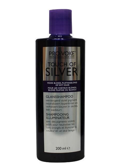 Provoke Shampoo touch of silver brightening (200 Milliliter)