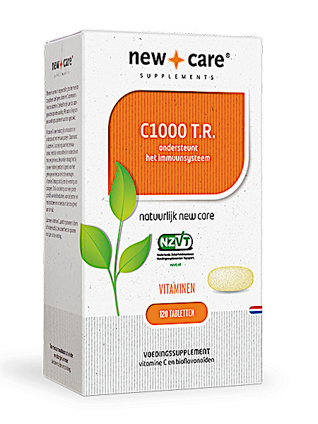 New Care C1000 T.R. ondersteunt het immuunsysteem Inhoud  120 tabletten