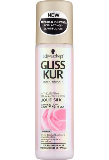 Schwarzkopf Gliss Kur Liquid Silk Anti-Klit Spray 200 ml