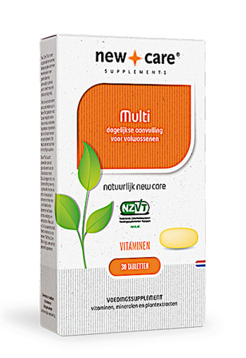 New Care Multi dagelijkse aanvulling voor volwassenen Inhoud  30 tabletten
