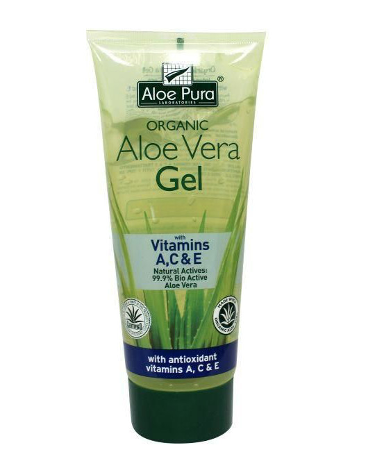 Optima Aloe pura aloe vera gel organic vitamine A C E (200 Milliliter)
