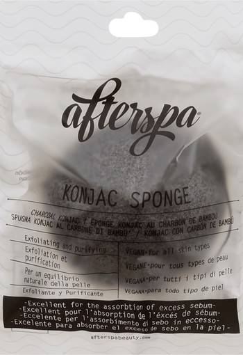 AfterSpa Konjac Sponge Charcoal