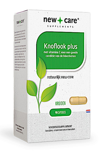 New Care Knoflook plus met vitamine C voor een goede conditie van de bloedvaten Inhoud  90 capsules