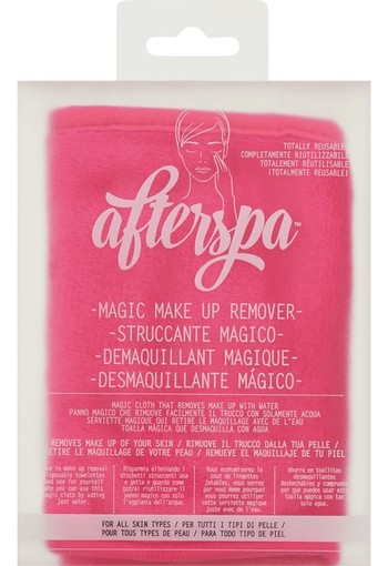 AfterSpa Magic Make-up Remover Pink