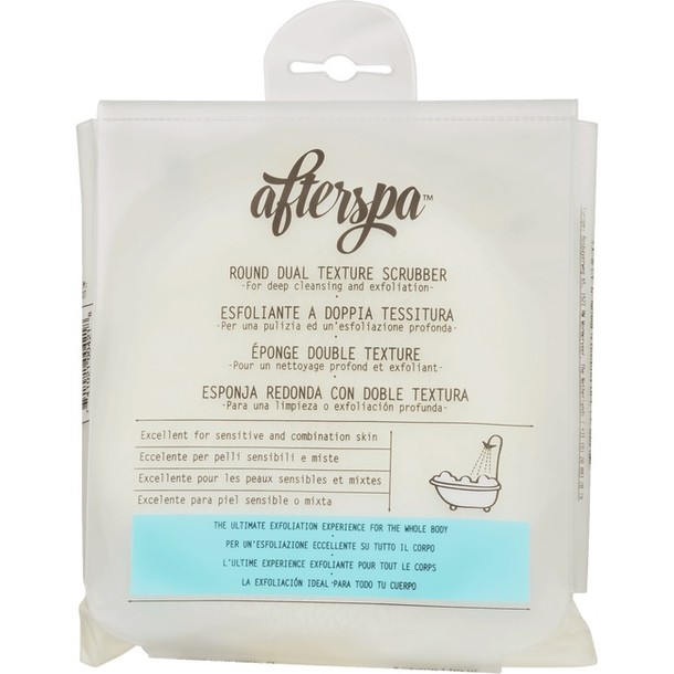 AfterSpa Bath & Shower Round Dual Texture Scrubber