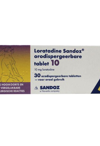 Sandoz Loratadine 10 mg orotaat (30 Tabletten)