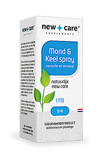 New Care Mond & Keel spray verzacht en verzorgt Inhoud  20ml
