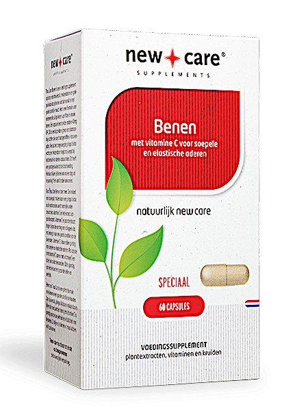 New Care Benen met vitamine C voor soepele en elastische aderen Inhoud  60 capsules