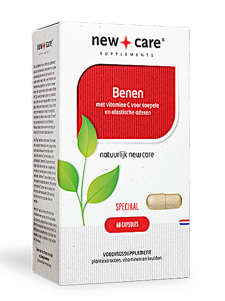 New Care Benen met vitamine C voor soepele en elastische aderen Inhoud 60 capsules