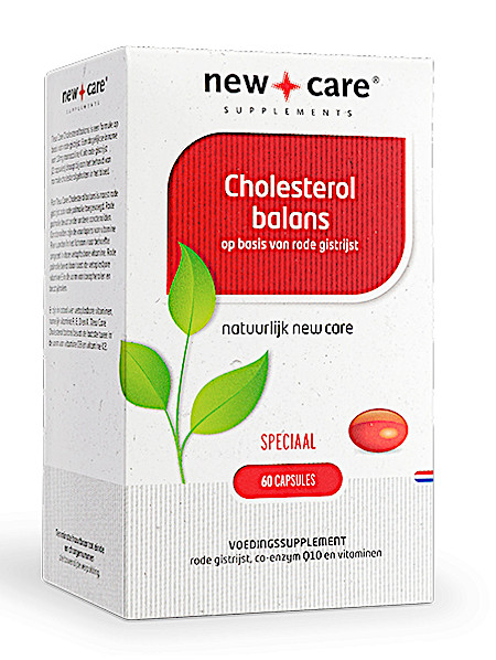 New Care Cholesterol balans op basis van rode gistrijst Inhoud  60 capsules
