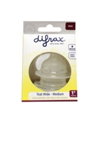 Difrax Flesspeen Soft Breed Medium 2st