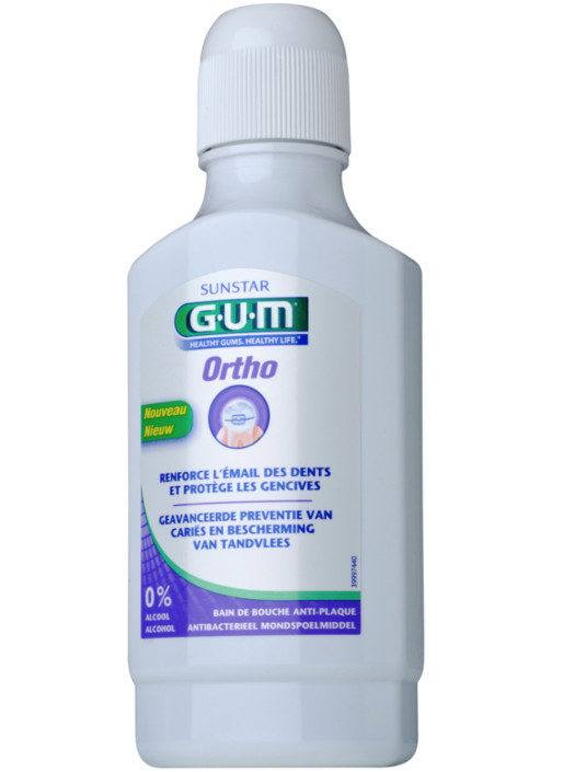 GUM Ortho mondspoelmiddel (300 Milliliter)