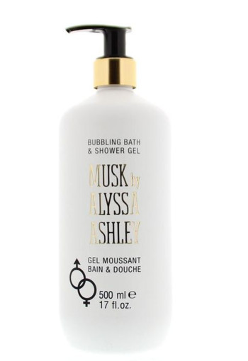 Alyssa Ashley Musk bath & shower gel pomp (500 Milliliter)