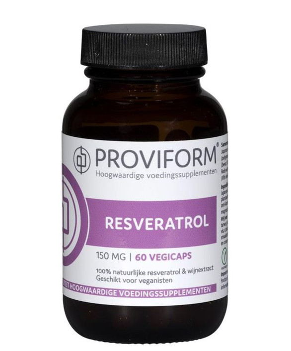 Proviform Resveratrol 150 mg + 50 mg druivenpitextract (60 Vegetarische capsules)
