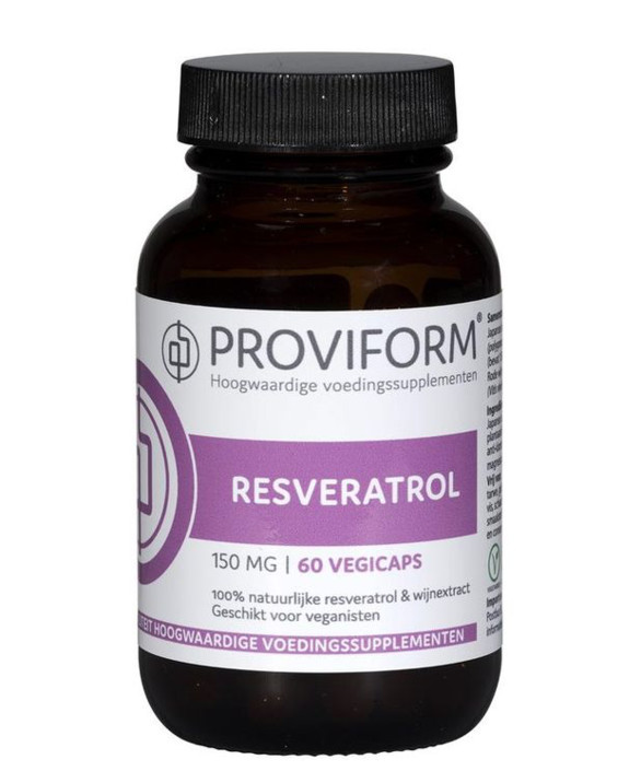 Proviform Resveratrol 150mg + 50mg druivenpitextract (60 Vegetarische capsules)