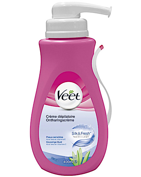 Veet Ont­ha­rings­crè­me ge­voe­li­ge huid pomp  400 ml