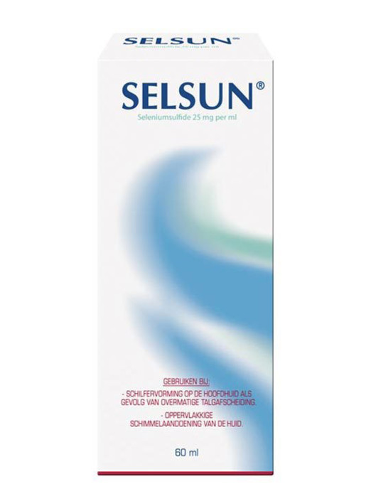 Selsun Suspensie 25 mg/ml (60 Milliliter)