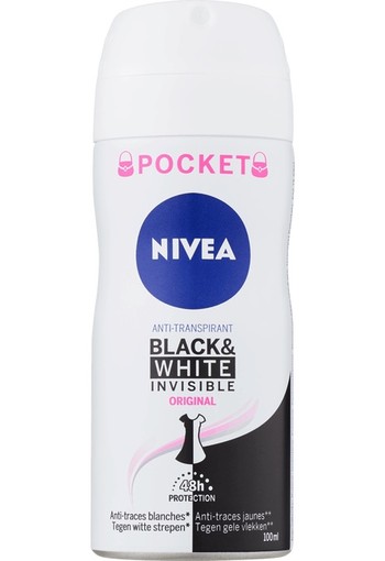 NIVEA Black & White Anti-Transpirant Spray100 ml