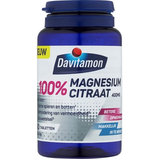 Davitamon Magnesium Citraat Tabletten 60 tabletten