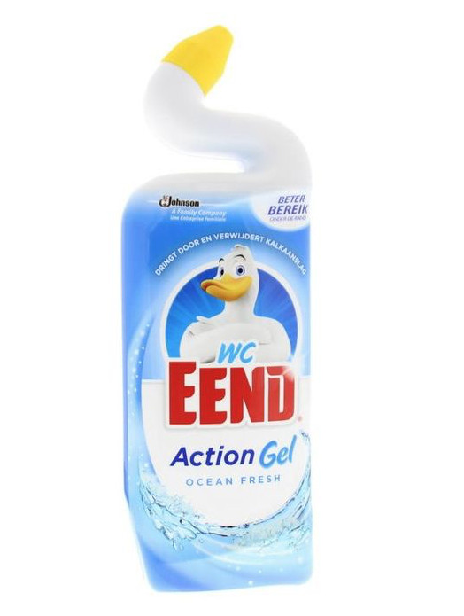 WC Eend Action gel ocean fresh (750 Milliliter)