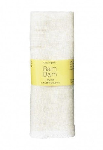 Balm Balm Face cloths organic muslin (3 Stuks)
