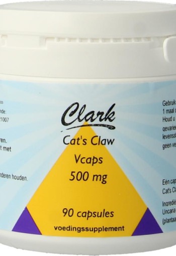 Clark Cat's claw 500mg (90 Vegetarische capsules)