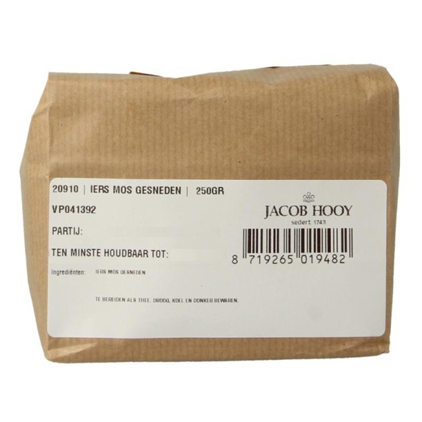 Jacob Hooy Iers mos gesneden (250 Gram)