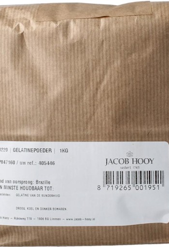 Jacob Hooy Gelatinepoeder (1 Kilogram)