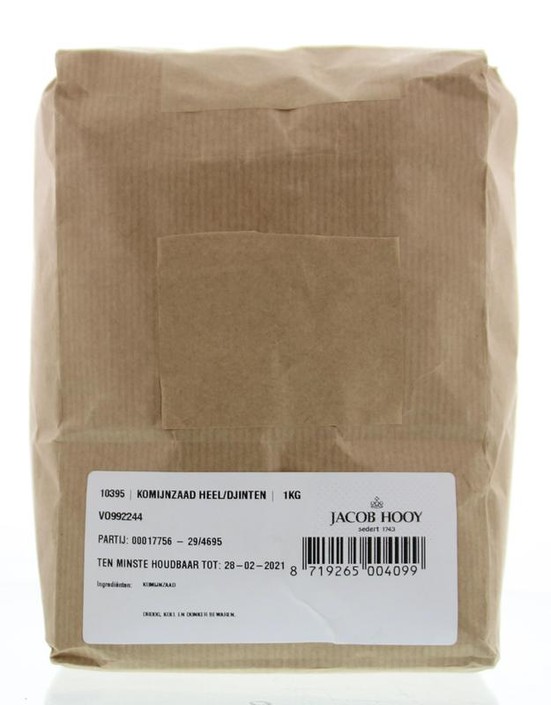 Jacob Hooy Komijnzaad heel/djinten (1 Kilogram)