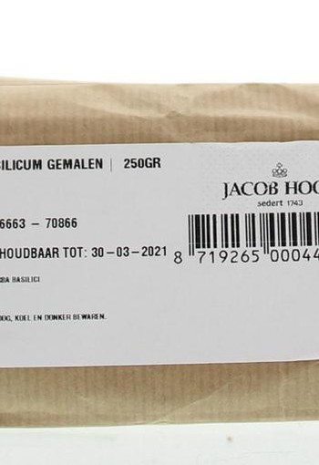 Jacob Hooy Basilicum gemalen (250 Gram)
