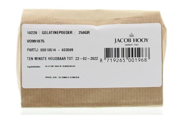 Jacob Hooy Gelatinepoeder (250 Gram)