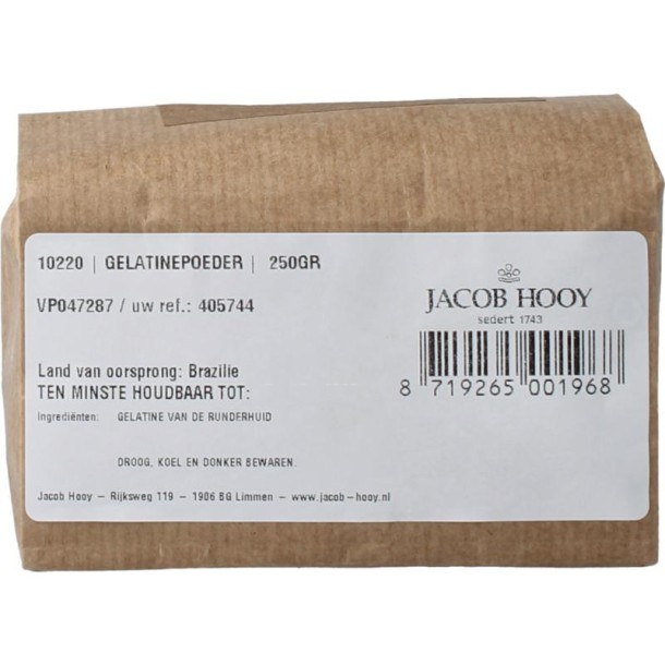 Jacob Hooy Gelatinepoeder (250 Gram)
