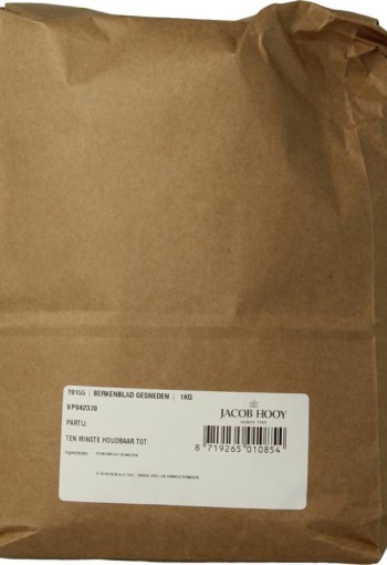 Jacob Hooy Berkenblad gesneden (1 Kilogram)