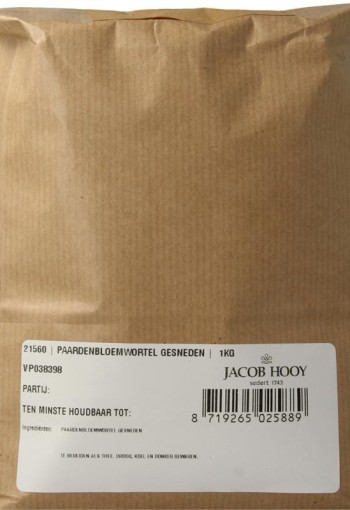 Jacob Hooy Paardebloemwortel (1 Kilogram)