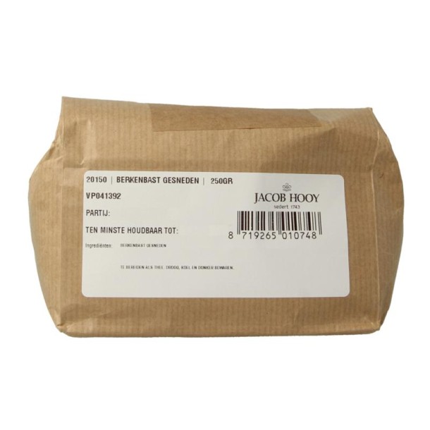 Jacob Hooy Berkenbast gesneden (250 Gram)