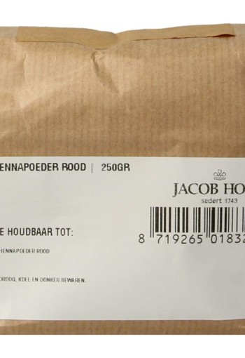 Jacob Hooy Hennapoeder rood (250 Gram)