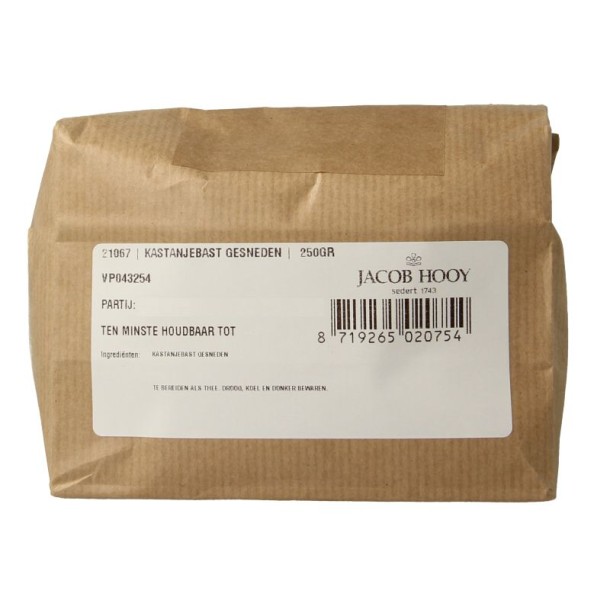 Jacob Hooy Kastanjebast gesneden (250 Gram)