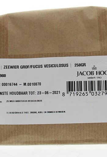 Jacob Hooy Zeewier grof stukken (250 Gram)