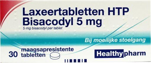 Healthypharm Laxeer bisacodylum 5mg (30 Tabletten)