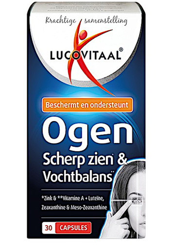 Lucovitaal Ogen Scherp Zien & Vochtbalans 30ca