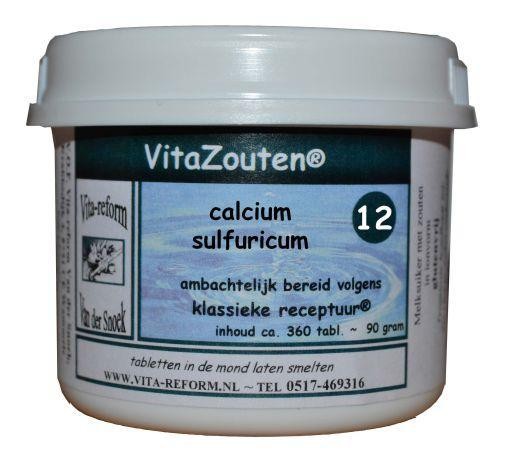 Vitazouten Calcium sulfuricum VitaZout nr. 12 (360 Tabletten)