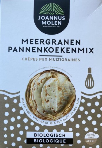 Joannusmolen Pannenkoekmix meergranen bio (300 Gram)