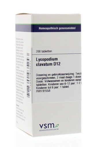 VSM Lycopodium clavatum D12 (200 Tabletten)